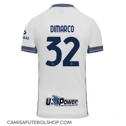 Camisa de time de futebol Inter Milan Federico Dimarco #32 Replicas 2º Equipamento 2024-25 Manga Curta